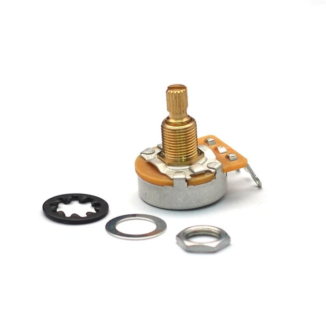 visage 15/19mm Cuivre pur 250/500k Guitare Potentiomètre Guitare électrique 7
