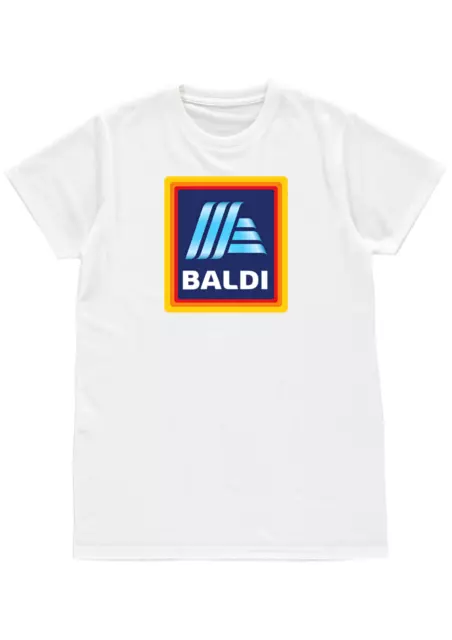 T-Shirt Uomo Donna Unisex Divertente Novità Baldi Aldi Compleanno Regalo Poliestere M L