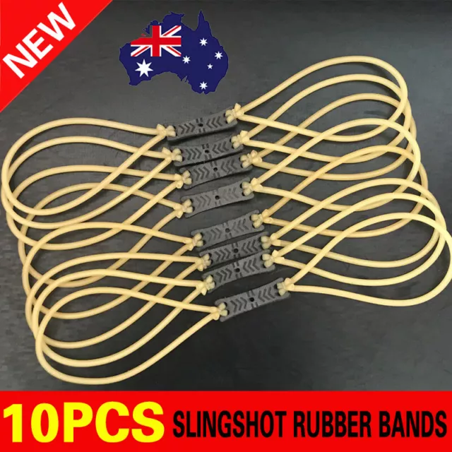 10x Slingshot Replacement Band Sets Heavy Pull Slingshot Replace Rubber Bands