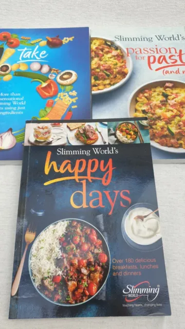 Slimming World Recipe Books & 12 week planner Happy days Passion Pasta Take 5