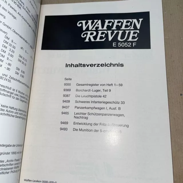 Waffen Revue Nr. 59 - Schweres Infanterie-Geschütz 33 - 1985 - Sammler 2