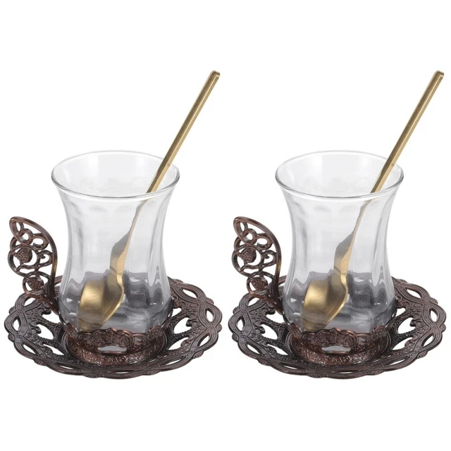 2 tazze riutilizzabili per tazza da tè con piattino tazza da caffè per caffè casa