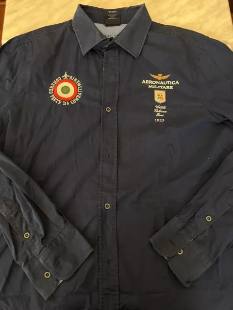 Camicia aeronautica militare discount azzurra