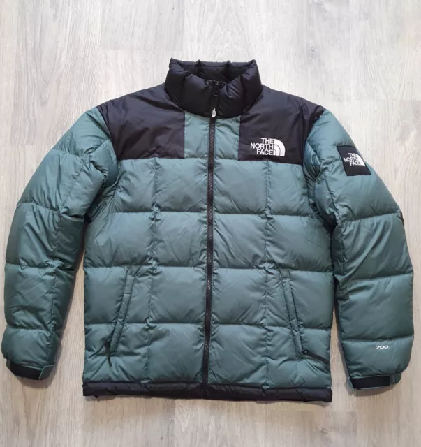 THE NORTH FACE LHOTSE GREEN - DOWN insulated nuptse MEN'S PUFFER COAT - S