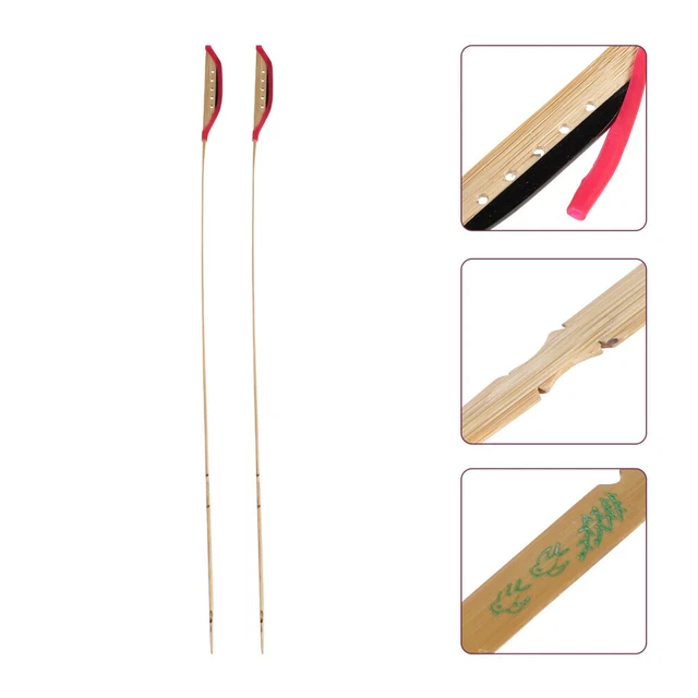 2 Pcs Musikinstrument Yangqin-Bambus Stretch-Jeans Elastisch