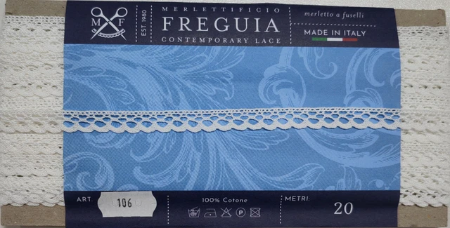 Absofine - Nastro In Pizzo Di Cotone In Stile Vintage, 15 M, Decorativo, Per Il Cucito Artigianale, Decorazione Per Matrimonio, Scrapbooking, Adatto - Foto 5