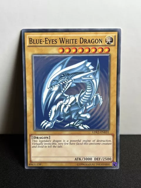 Yugioh Blue-Eyes White Dragon LDK2-ENK01 Common 1st Edition NM