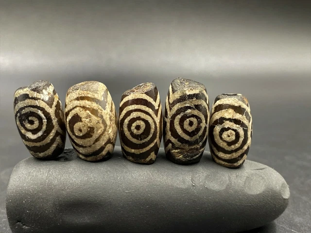 Old Ancient Antique Pyu city states cultures Bead from Burma 5