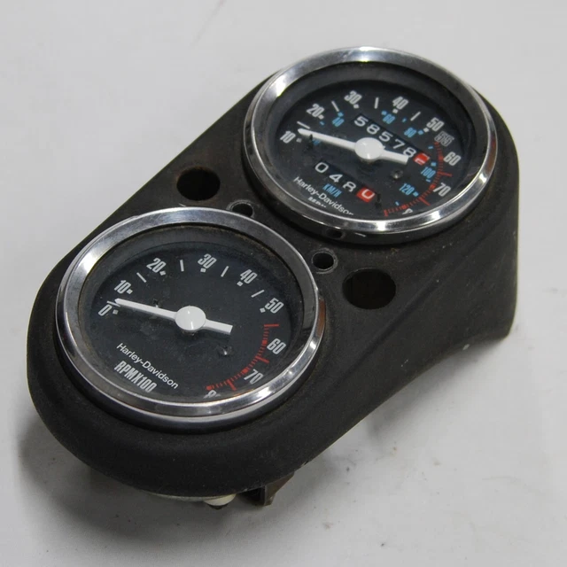 HARLEYDAVIDSON SUPERGLIDE SHOVELHEAD Speedometer Tachometer Dash FX