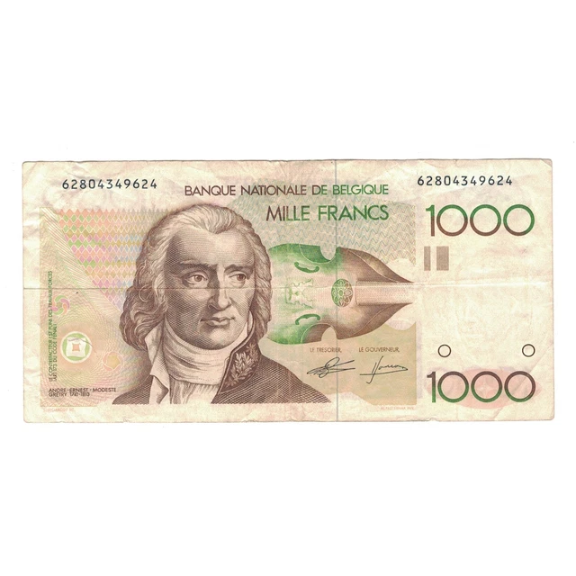 [#147479] Banknote, Belgium, 1000 Francs, KM:144a, EF
