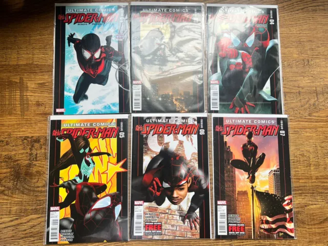 Ultimate Spider-Man Miles Morales 1-28 Comic Books (missing Issue #2)