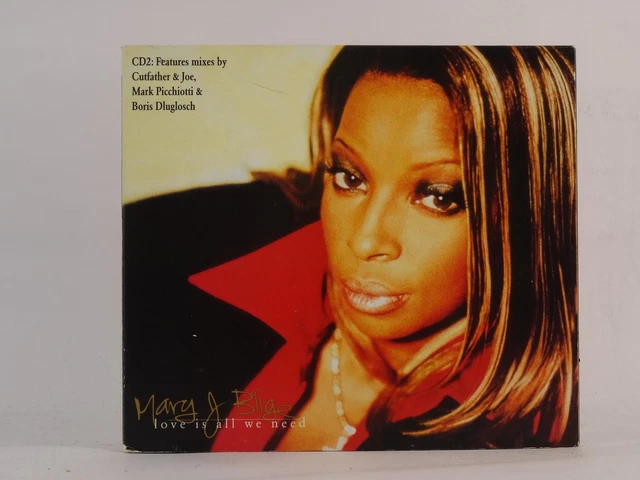 MARY J BLIGE LOVE IS ALL WE NEED (CD 2) (G98) 1 Track CD Single