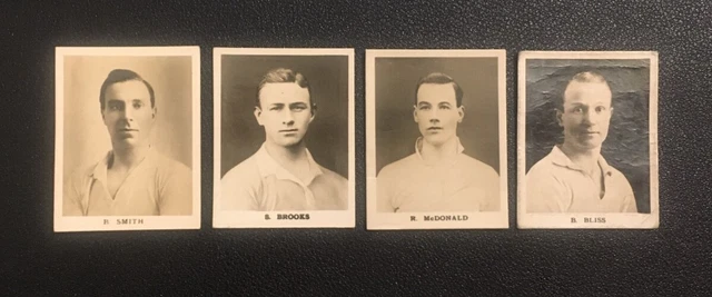 Tottenham x 4 Trade Cards by Thomson 1923 Series Footballers (small)
