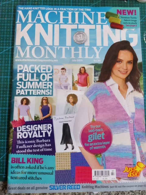 Machine Knitting Monthly Magazine - July 2023