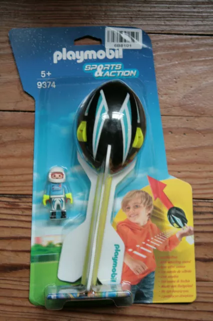 Playmobil Sports&action Pilot Und Achsschenkel Der Airs 9374 Mit Soundeffekte