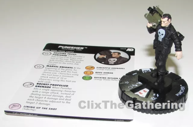 PUNISHER #009 #9 Avengers/Defenders War Marvel HeroClix