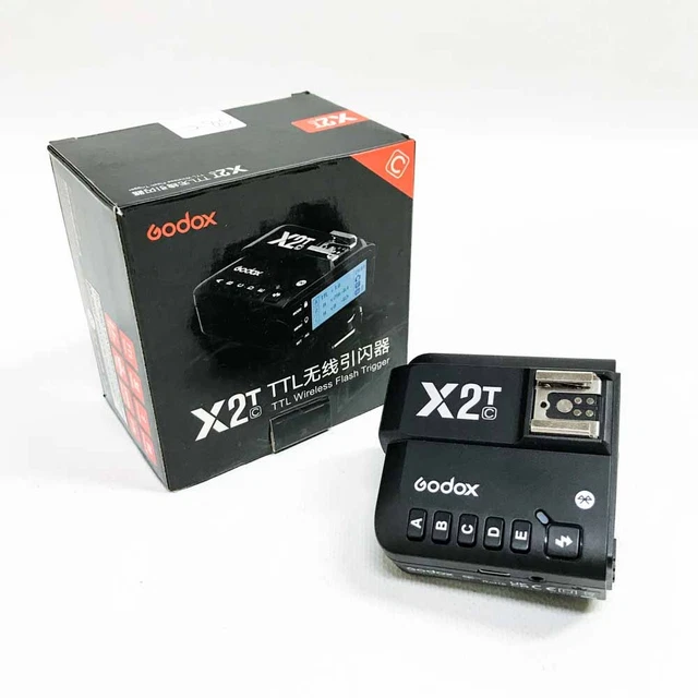 Disparador de flash inalámbrico Godox X2T-C transmisor E-TTL II 1/8000s HSS 2.4G inalámbrico
