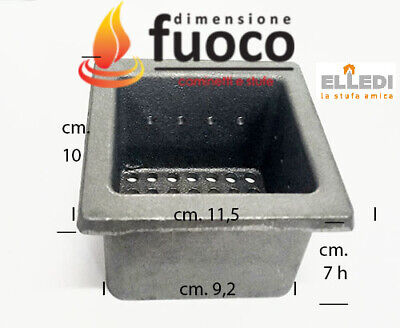 Ravelli BRACIERE CROGIOLO STUFA PELLET ELLEDI FUSION STAR GOOD Cod.082-07-001N 