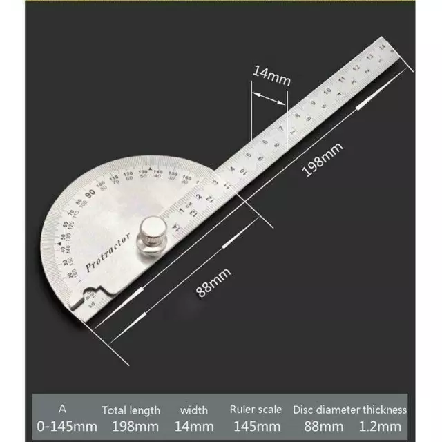 Digital Folding Angle Finder Ruler Protractor Gauge 360 Degree Angle Meter