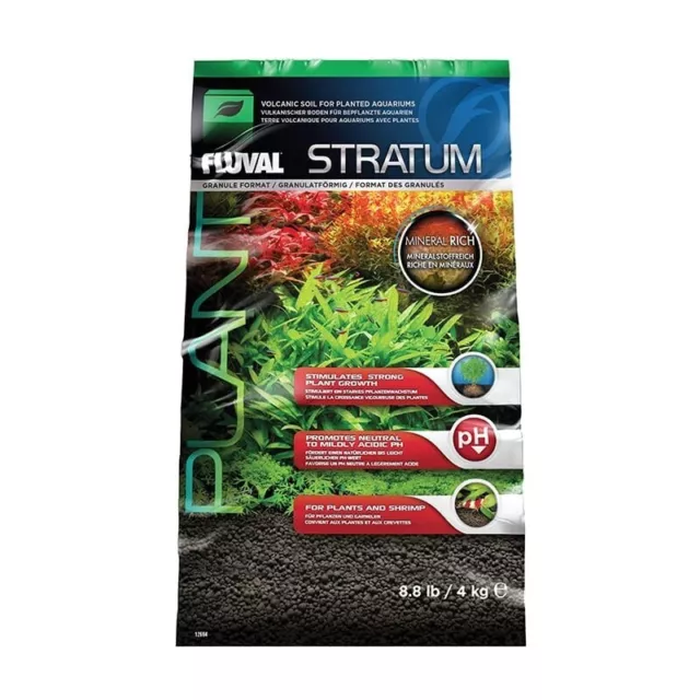 Fluval Plant and Shrimp Stratum Aquarium Substrate 17.6 lb (8 kg)