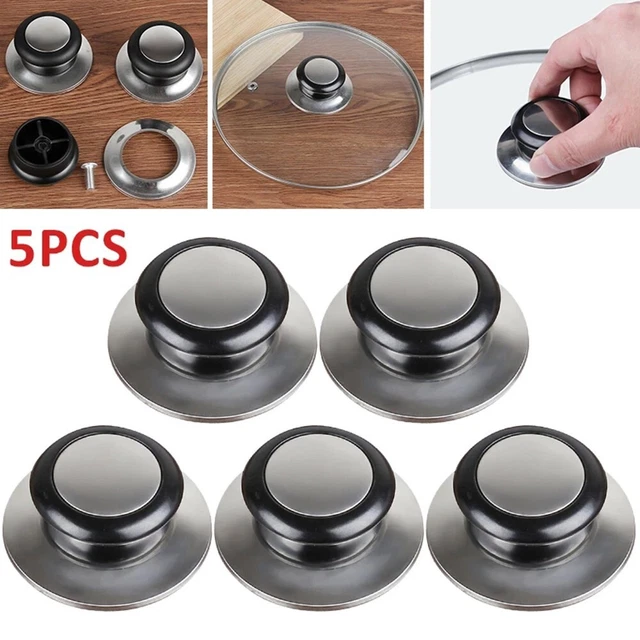 Manopola coperchio affidabile e resistente alla temperatura per pentole set di ricambio 5 pz