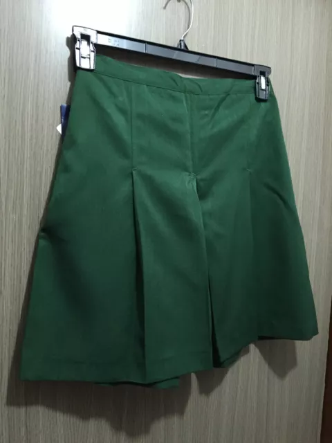 BNWT Girls Bottle Green Midford Brand Sz 4 School Uniform Skort Style Culottes