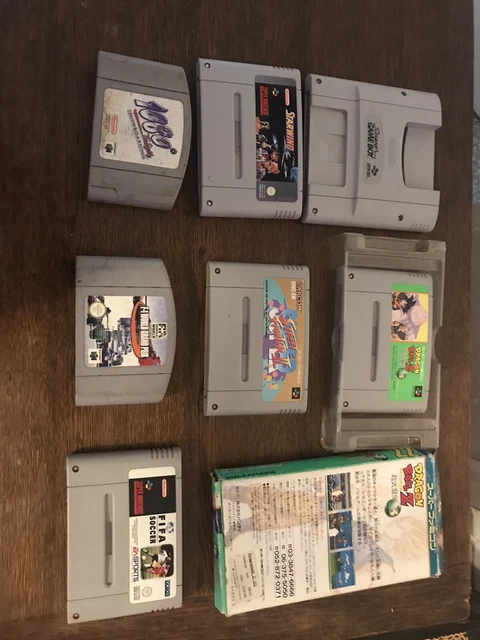Lot de jeux Nintendo SNES