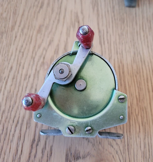 Ancien Moulinet Tambour Tournant En Bronze - Pêche Au Lancer Eau Douce