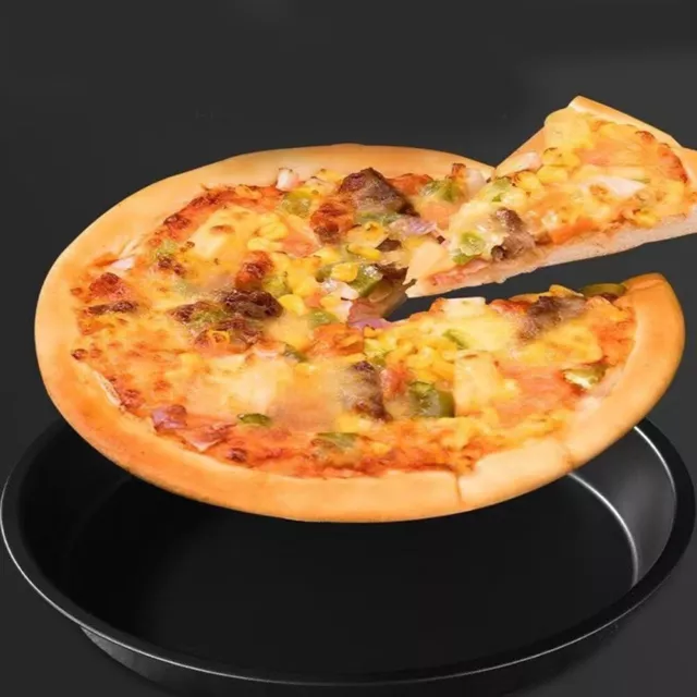 Antihaftbeschichtet Runde Pizzapanne für Mikrowelle 12 Chip Tablett Geschirr Backen Kochen