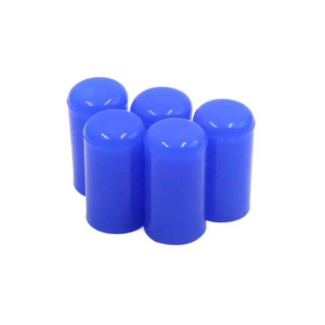 5pc 10mm 3/8" Obturation Silicone tube flexible aspiration admission fin bleu