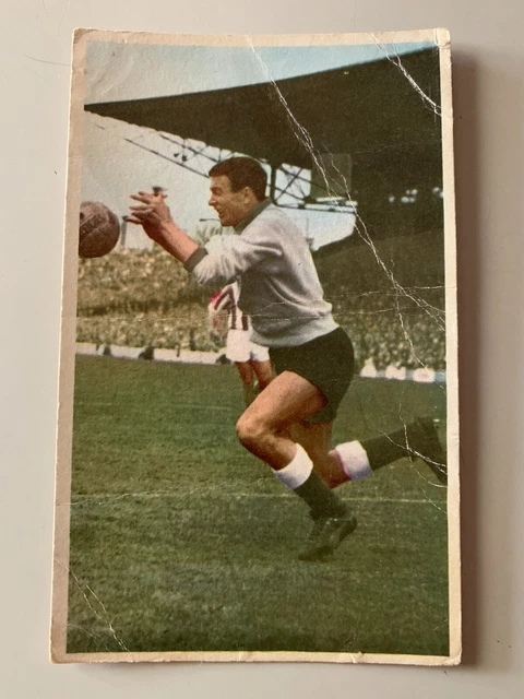 Carte Ancienne Football Abbès (OL) / ASSE ? - Miroir-Sprint 1959-1961 - Non Panini - Bon état