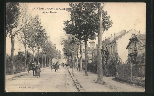 CPA La Fère Champenoise, Rue de Bannes