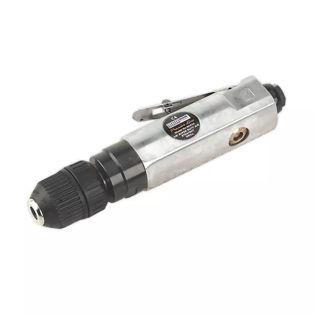 Sealey Air Drill Straight with �10mm Keyless Chuck Premier SA622