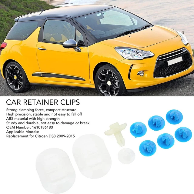 10Pcs Side Skirt Fixture Kit Side Skirt Retention Kit for Citroen DS3 2009-2015