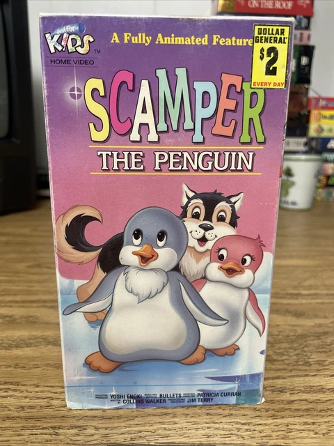 SCAMPER THE PENGUIN VHS Movie Just For Kids Home Video Tested EUR 4,20 ...