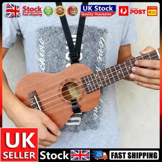 Adjustable Nylon Neck Strap Sling with Hook for Guitar Mandolin UK