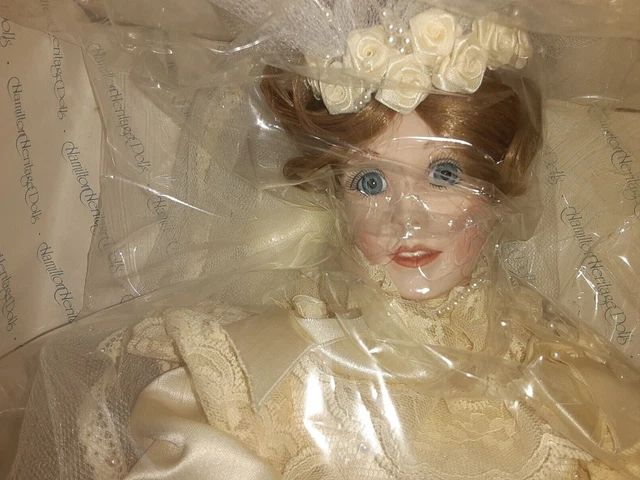 A Portrait of Innocence Hamilton Heritage Dolls Porcelain Doll W/Box VGC 19"