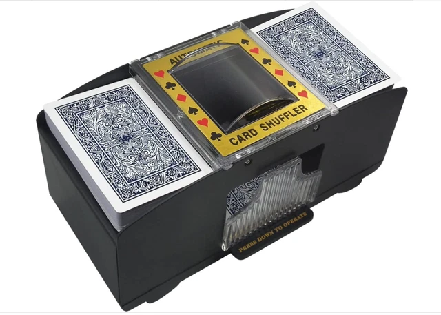 Card Shuffler 1-6 Deck Automatic, Battery-Operated Card Shuffler Machine