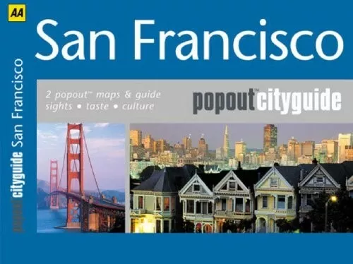 San Francisco (AA Popout Cityguides)  Very Good Book AA Publishing