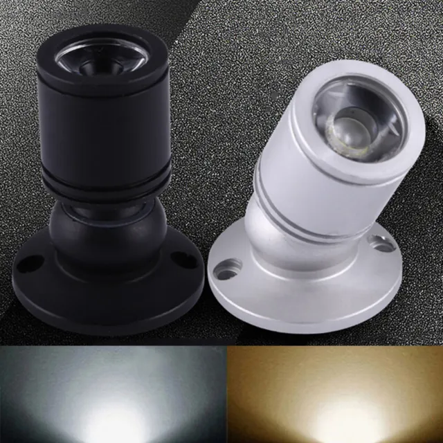 1W Mini LED Warm/White Spotlight Cabinet Ceiling Spot Flood Lamp Jewelry lig-tz