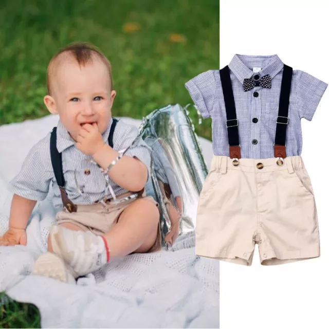 Abiti da sposa bambini bambini pantaloncini sospesi abito formale abiti da gentiluomo
