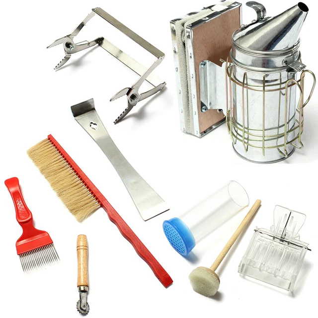 1 Stück, Bienenraucher aus Edelstahl für die Bienenzucht, Imkerausrüstung, Raucher, Landwirtschaft, Bienenzuchtbedarf, Bienenfarm, Imkereiwerkzeuge 1 Stück, Bienenraucher aus Edelstahl für die Bienenzucht, Imkerausrüstung, Raucher, Landwirtschaft, Bienenzuchtbedarf, Bienenfarm, Imkereiwerkzeuge