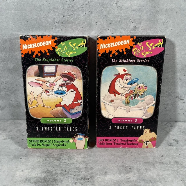 Ren And Stimpy Vhs Lot Of 3 Tapes Nickelodeon Cartoon vrogue.co