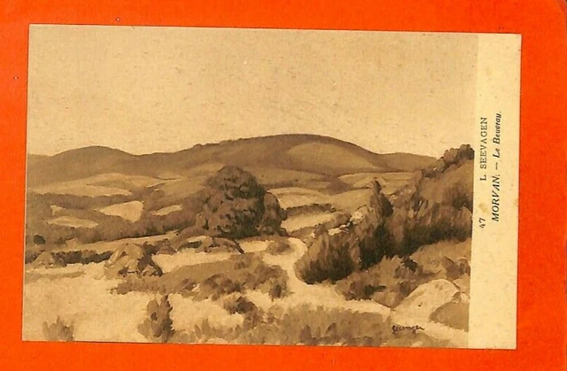Lucien Seeagen / Cpa / Morvan / Le Mont Beuvray (Burgundy)