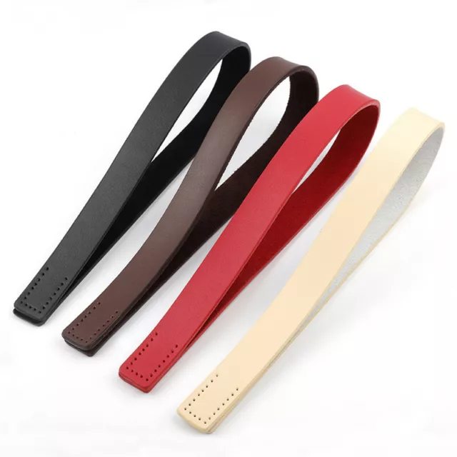 1 Pair Genuine Leather Shoulder Handbag Replacement Handle Short Bag Strap