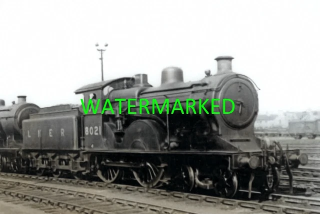 CAMBRIDGE SHED SIDINGS 4-4-0 No 8021 May 1933.. 8X11. A4 £6.49 ...