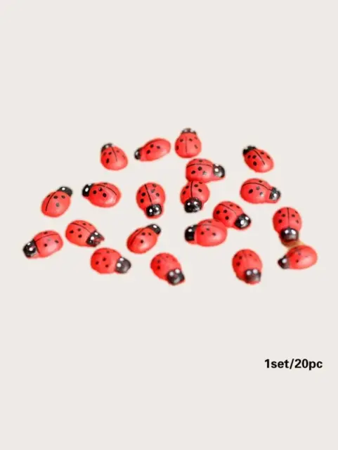 Ladybug-Decoration Object-Cake Topper-Indoor Plant-Crafts-Scrapbook-Cards-Gifts