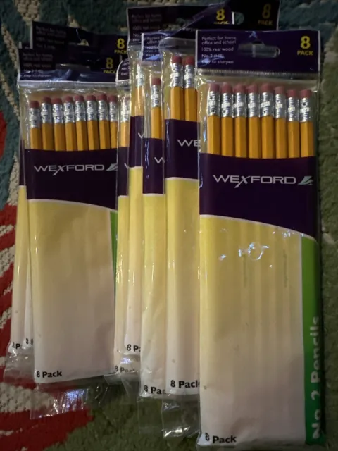 TICONDEROGA Pencils, Wood-Cased, Pre-Sharpened, Graphite #2 HB Soft,  Yellow, 10