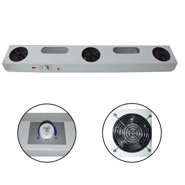 110v 3-fans Built-in Lonizer Industrial Air Blower Antistatic Cleanroom 2400L