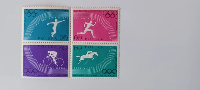 Briefmarken Block Polska 60gr XVII.Olympische Spiele 1960 postfrisch